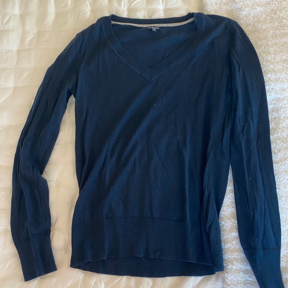 Splendid Navy V-Neck Sweater